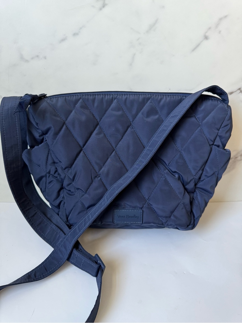 Vera Bradley Quilted Crossbody in Deep Navy